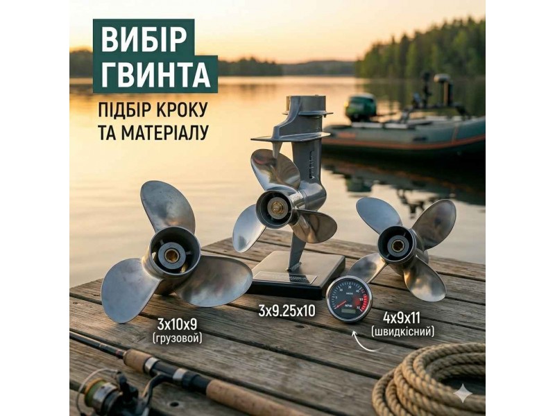 Как выбрать гребной винт для лодочного мотора: Шаг, диаметр и подбор под задачи