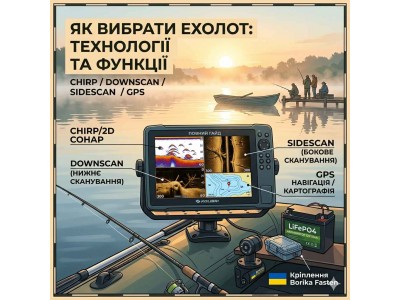 Как выбрать эхолот для рыбалки: Разбираемся в технологиях CHIRP, искусственном интеллекте и датчиках