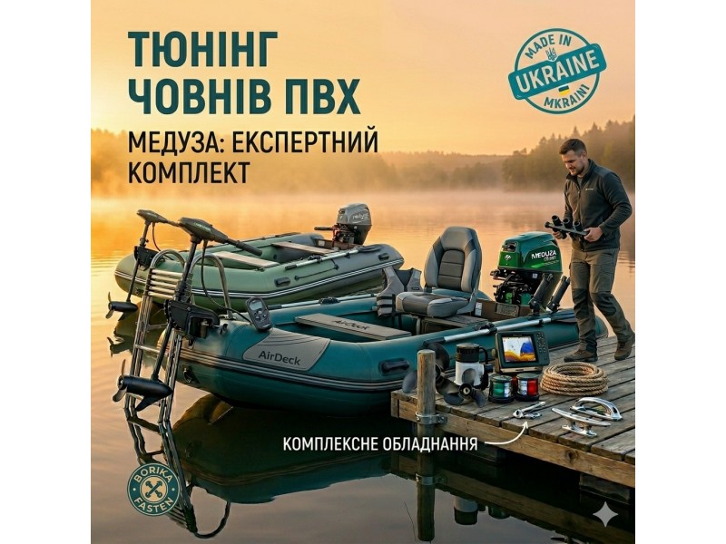 Профессиональный тюнинг надувной лодки: обзор системы фурнитуры Borika Fasten