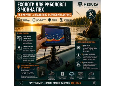 Як вибрати ехолот для човна ПВХ та встановити датчик