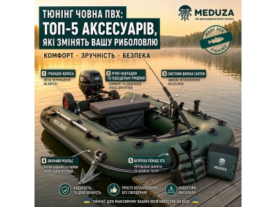 Тюнинг лодки ПВХ: ТОП-5 аксессуаров для комфорта и безопасности на воде