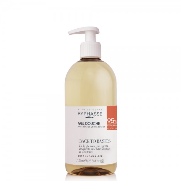 Byphasse Боді Гель для душу з помпою для сухої шкіри