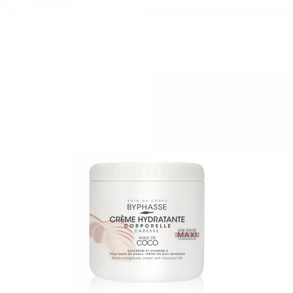 Зволожуючий боді крем Byphasse з кокосовою олією