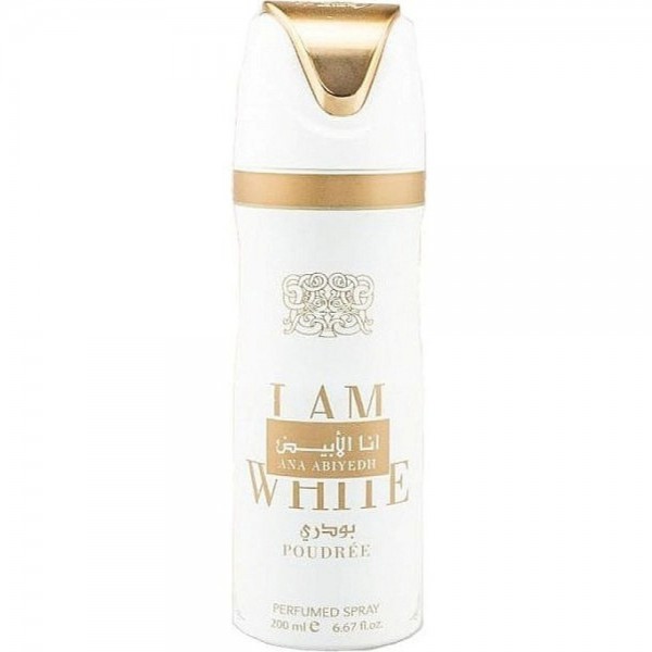 Lattafa Ana Abiyedh Poudree парфумований дезодорант 200мл