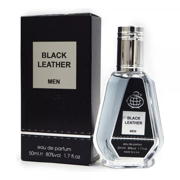 Fragrance World Black Leather 50мл - Елегантна чоловіча парфумована вода
