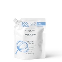 Byphasse Боді Крем для душу 1л Квіти бавовни екопак