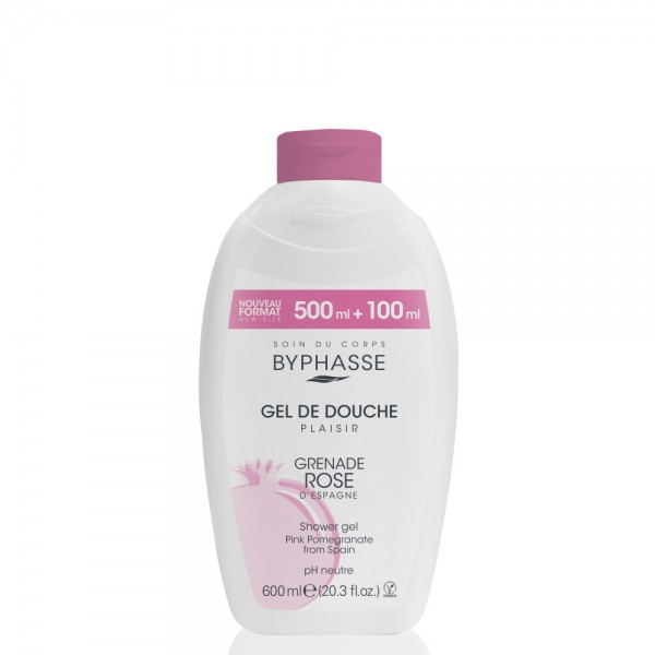 Byphasse Боді Плезир Гель для душу з екстрактом граната 600 мл