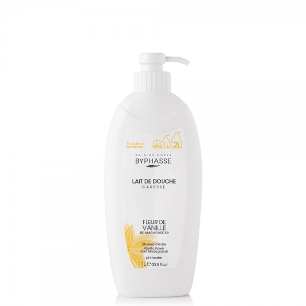 Byphasse Боді Крем для душу 1л Ваніль - Ваша ідеальна зволожуюча насолода