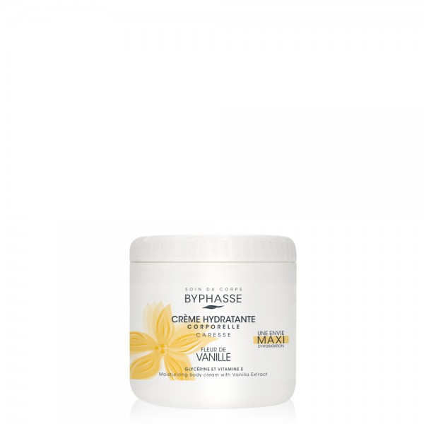 Зволожуючий боді крем Byphasse з екстрактом ванілі