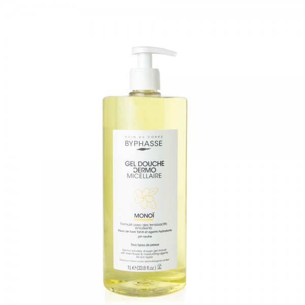 Byphasse Боді Дермо міцелярний гель для душу Моної - ніжний догляд для шкіри