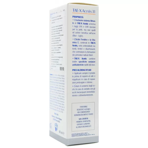 Солнцезащитный крем для жирной кожи и кожи с акне / TAE X Acnis SPF30 / Biogena