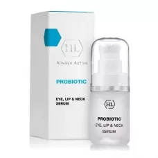 Сироватка для повік, губ та шиї / PROBIOTIC EYE, LIP & NECK SERUM / Holy Land