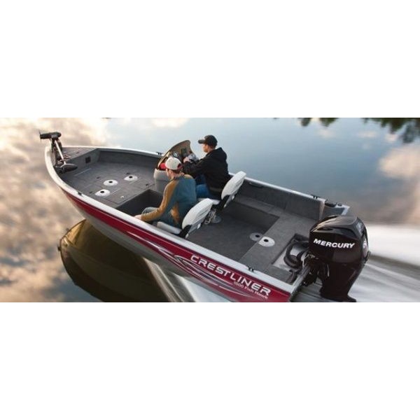 Алюминиевая лодка Crestliner Fish Hawk 1600, Mercury F60ELPTBF