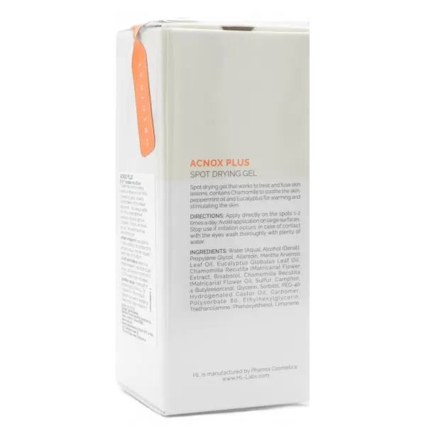 Подсушивающий гель для проблемной кожи с акне / ACNOX PLUS SPOT DRYING GEL / Holy Land
