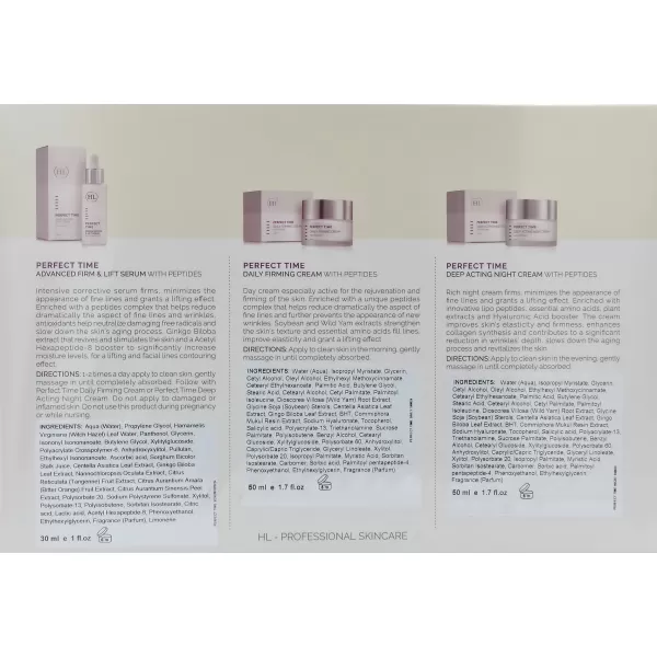 Набор для ухода c липопептидами / PERFECT TIME KIT / Holy Land
