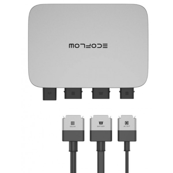 Комплект энергонезависимости EcoFlow PowerStream – микроинвертор 600W + зарядная станция Delta Max 2000