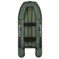 Човен Parsun 340 із суцільним аердеком на днище, зелений (Air 340 green)