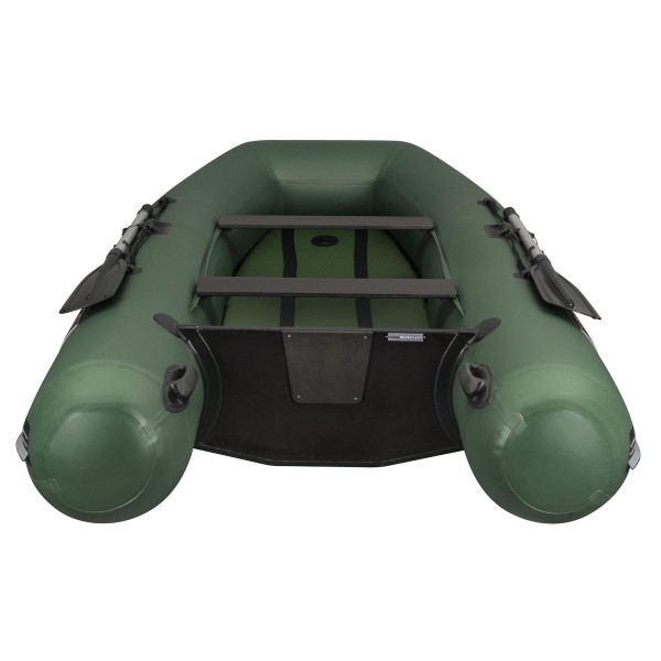 Parsun Air 340 Green — зелёная лодка со сплошным аэрдеком на днище