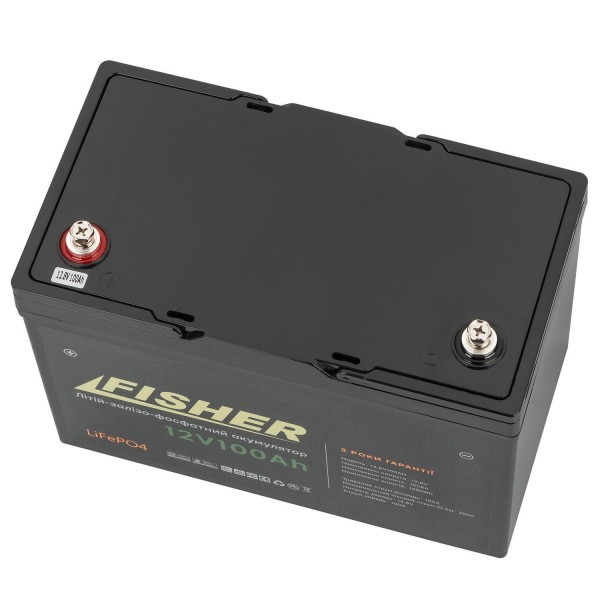 Литий-ферумный аккумулятор Fisher LiFeP04 12V 100Ah