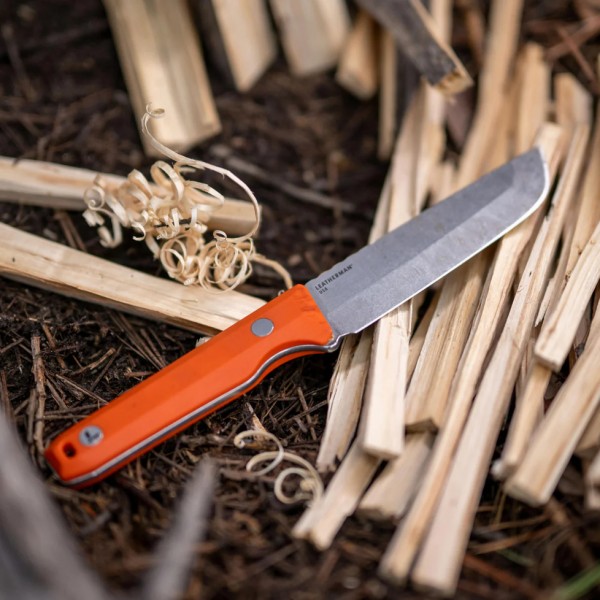 Нож Leatherman Pioneer Orange Pop, чехол с кожи и кайдекса 833411