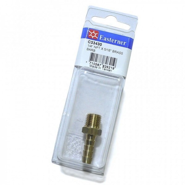 Латунный адаптер Easterner 1/4 дюйма NPT x 5/16 дюйма (C33430)