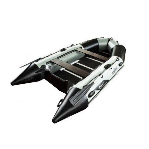 AquaStar K-370 белая — компактная надувная лодка