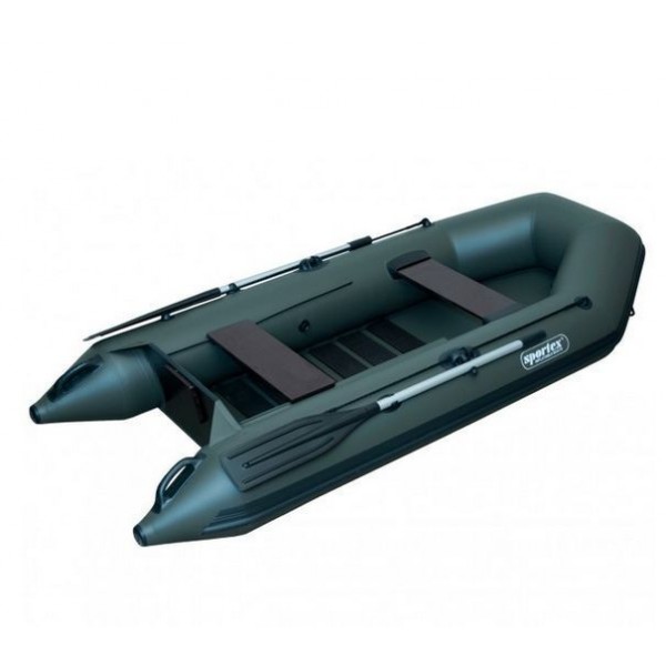 Надувная лодка Sportex Шельф 270S (зеленая)