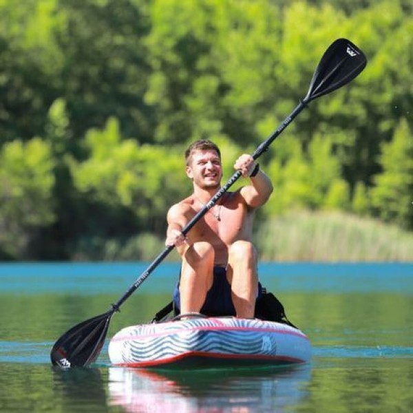 Aqua Marina DUAL-TECH 2‑in‑1 алюминиевое весло для iSUP и каяка, 3–4 секции (B0303011)