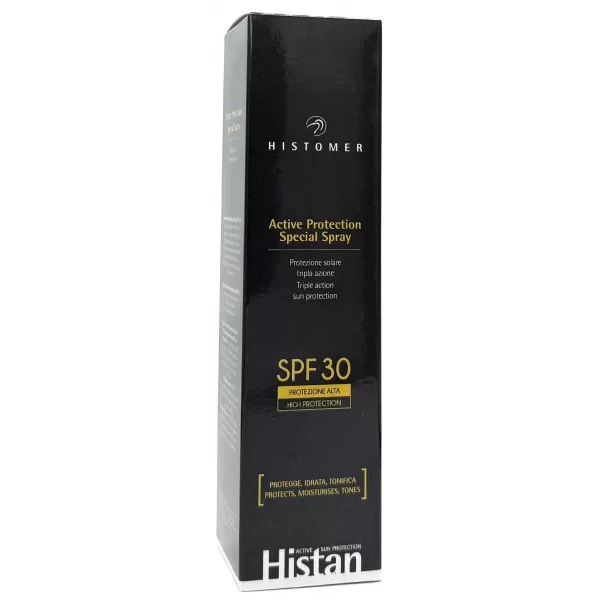 Спрей солнцезащитный SPF30 для лица тела / Active Protection Spray SPF30 / Histomer