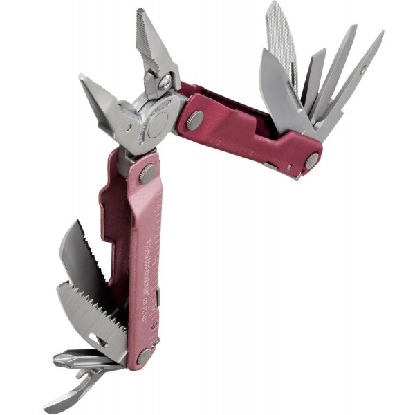 Мультитул Leatherman Rebar Heathered Cranberry, нейлоновый чехол (833317)