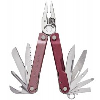 Мультитул Leatherman Rebar Heathered Cranberry, нейлоновый чехол (833317)