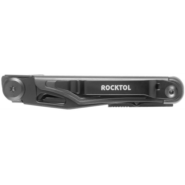 Нож-мультитул Rocktol 12-в-1 в кожаном чехле (ST02B)