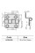 Петля RYE Offset 35x35x10mm (HF05-020)