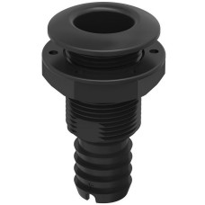 Сливной штуцер с обратным клапаном Seaflo SFTH2 1-1/8”, nylon+GF, черный (SFTH2-1125-01V)