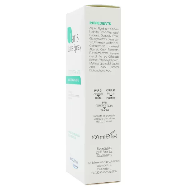 Антиперспирант-дезодорант / LARIS SPRAY / Biogena