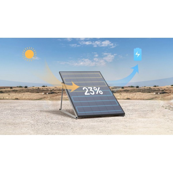 Комплект энергонезависимости EcoFlow PowerStream - микроинвертор 600W + 2 x 400W стационарные солнечные панели