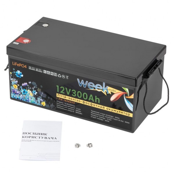 Литий-ферумный аккумулятор Weekender LiFeP04 12.8V 300Аh