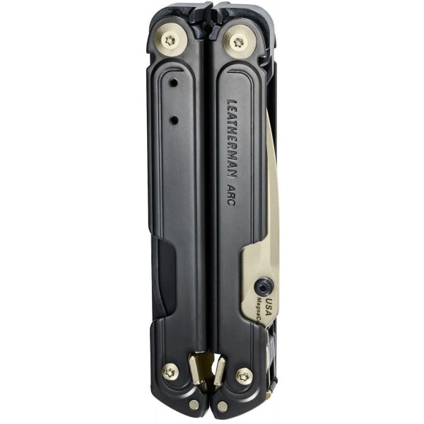 Мультитул Leatherman ARC Obsidian, кожаный чехол 833207