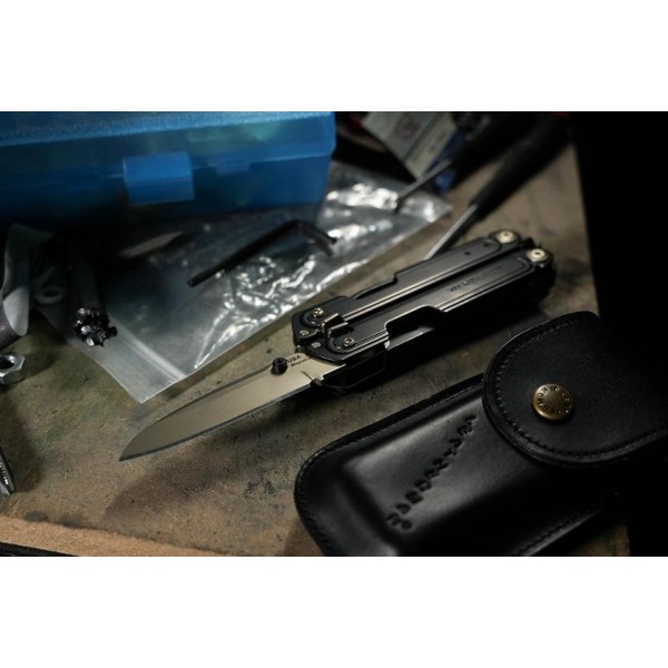 Мультитул Leatherman ARC Obsidian, кожаный чехол 833207