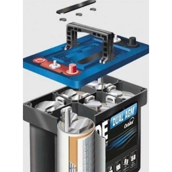 Аккумулятор Exide Dual ER 350 (80Ah)