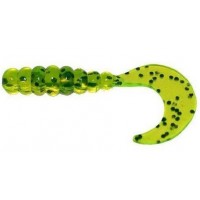 Силікон Big Bite Baits Fat Grub 2" Chartreuse Pepper 10 шт (1838.01.87)