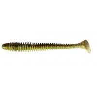 Силикон Keitech Swing Impact 4" 401 Green Pumpkin / Chartreuse