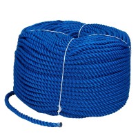 Мотузка Polyester 3 strand rope 14 мм 200 м синя