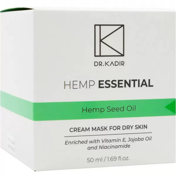 Маска-крем с экстрактом Каннабис для сухой кожи / Dr. Kadir Hemp Essential Cream-Mask For Dry Skin / Dr.Kadir