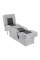 Двойное сиденье/кровать Newstar Back-To-Back Lounge серо/угольное (разобранное) (75112GC)