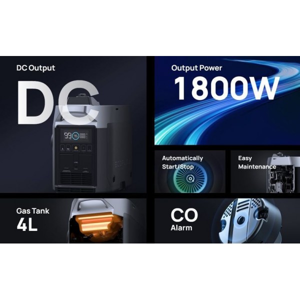 Комплект EcoFlow DELTA Max(2000) + Smart Generator Dual Fuel