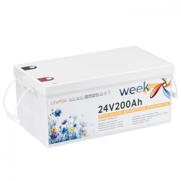 Комплект гибридный инвертор Weekender PRSW-3500TC DC 24V и аккумулятор 200Ah