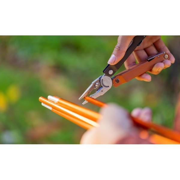 Мультитул Leatherman Rebar Burnt Sienna, нейлоновый чехол (833313)