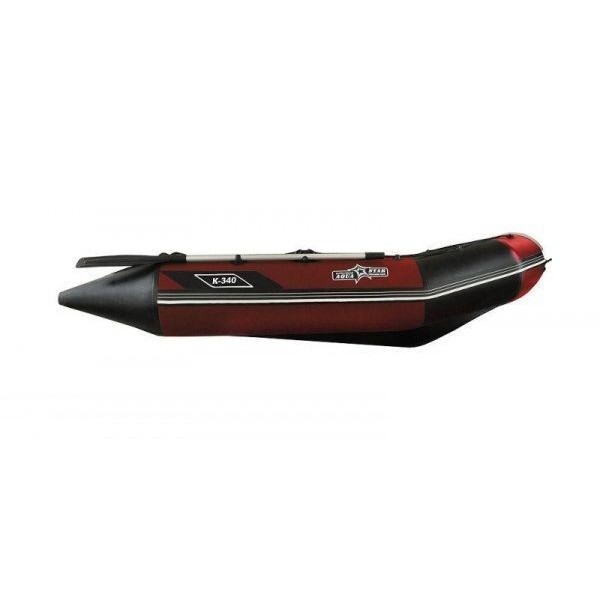 Красная надувная лодка AquaStar K-340