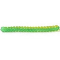 Силикон Big Bite Baits Trout Worm 2" Green/Yellow 10 шт (1838.01.40)